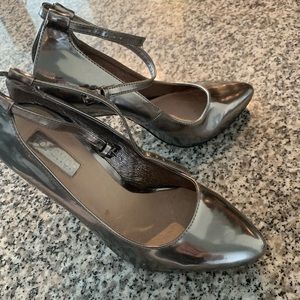 Dark silver Topshop heels